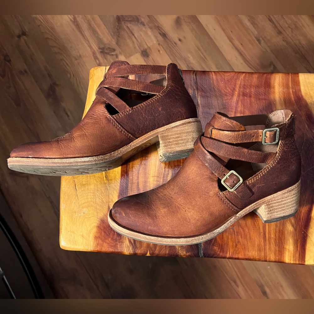 Kork Ease Cognac Bootie 7